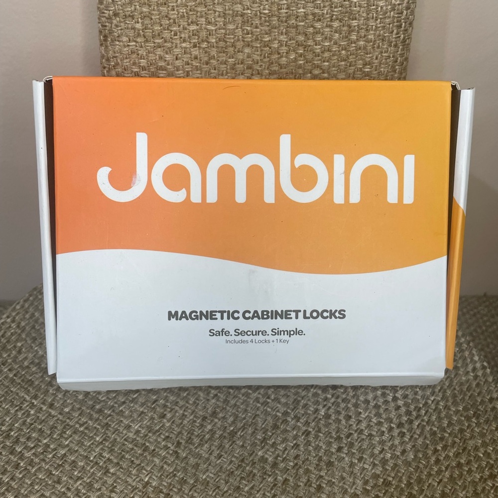 Jambini Magnetic Cabinet Locks - new in opened box